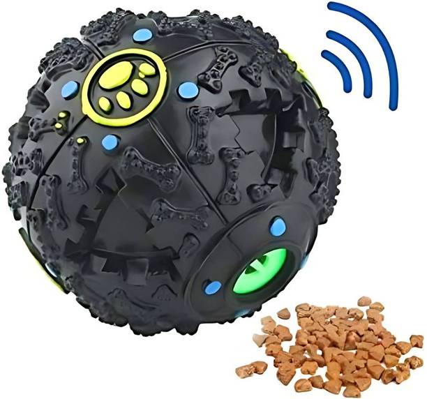 Petfun Squeaky Treat Ball Toy for Dogs Interactive To...