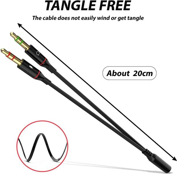 Czech Multicolor Headphone Splitter 2-Female To 1Male Cable GB11 Phone Converter