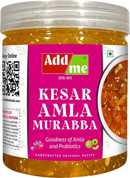 Add me Amla Murabba Vark Kesar Seed less awla muraba 500G Pet Jar Amla Murabba