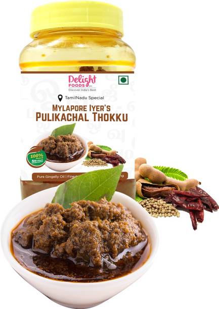 Delight Foods Mylapore Iyer's Pulikachal Thokku || Chintakaya Pachadhi / Chintha thokku || Tamil Nadu Special || NO PRESERVATIVES || Tamarind Pickle