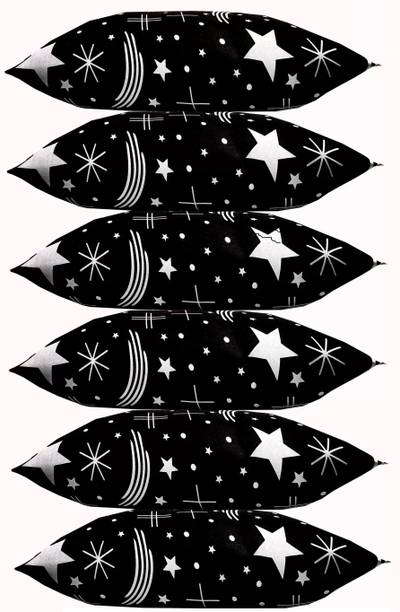 BHEBHA Microfibre Abstract Sleeping Pillow Pack of 6
