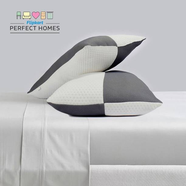 Sleep Yoga Microfibre Sleeping Pillow Pack of 2 Geometric