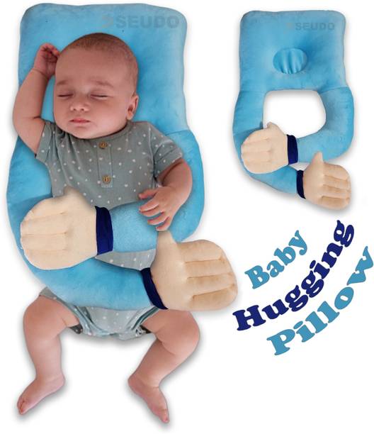 Pseudo Pillow Cotton Solid Baby Pillow Pack of 1