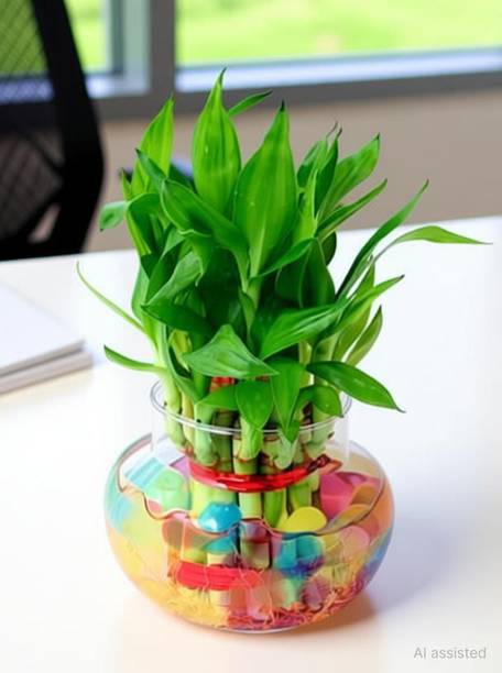 PetalPath Two Layer Bamboo Plant