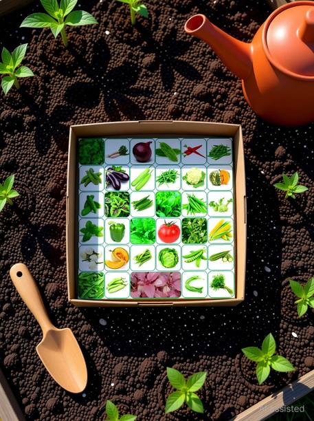Aero Seeds 35 variety vegetable seeds combo pack with instruction manual. Seed