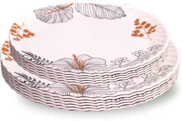 CARNIVAL Melamine smart model no-0508,full plate and half dinner plate set 12 pcs Dinner Plate