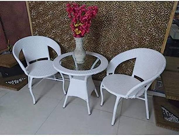 IIOF D-12 Outdoor/indoor Rattan wicker chair sets with table Metal Outdoor Chair
