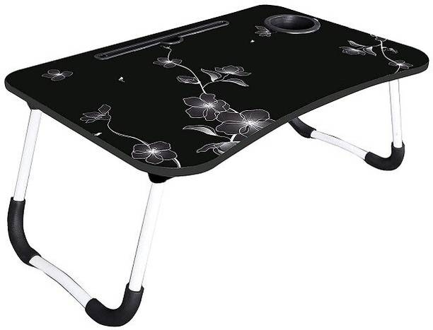 TABLEKINg Multipurpose Foldable Table with Cup Holder, Study , Bed ,Table, Portable Metal Portable Laptop Table