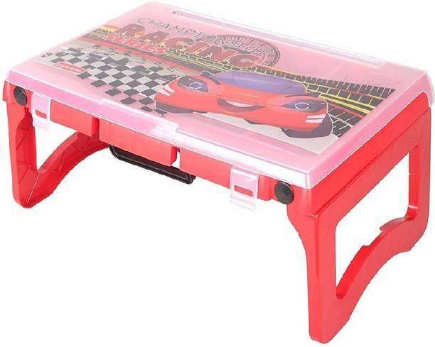 HALSEY Plastic Kids Study Desk- Portable Light Weight Desk-Foldable Study Desk Plastic Study Table