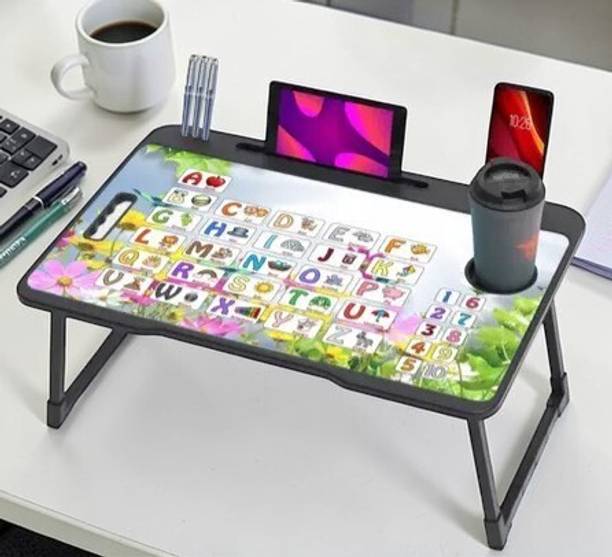 Winsobey folding Study table Wooden Wood Portable Laptop Table