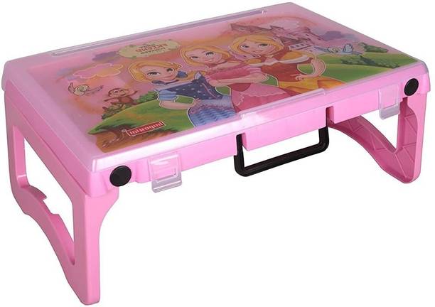 HALSEY Kids Study Desk- Portable Light Weight Desk-Foldable Study Desk Plastic Study Table