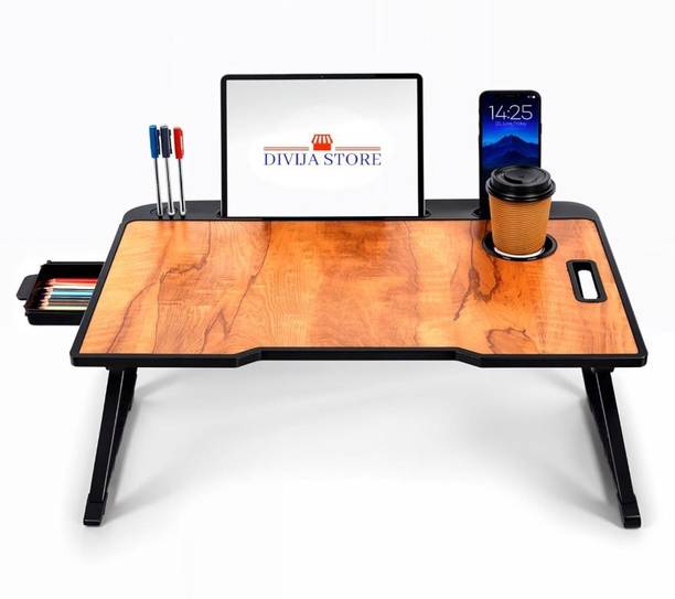 BK SALES wood cotted Wood Portable Laptop Table