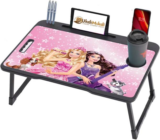 DND NX Multi-Purpose Laptop Desk for Study and Reading with Fold able Non-Slip Legs Engineered Wood Study Table