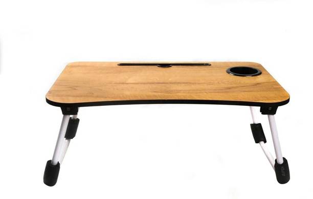 DND NX Multi-Purpose Laptop Desk for Study and Reading with Fold able Non-Slip Legs Wood Portable Laptop Table