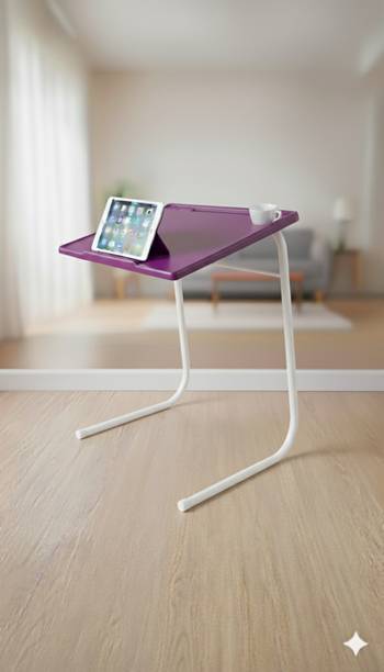 HONEYSHA Portable Sofa Side Table Plastic Portable Laptop Table