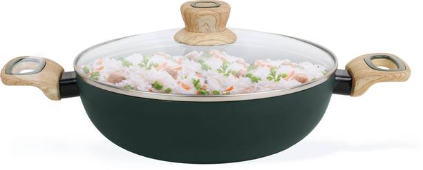 Kreme Venetia Premium Series Kadhai 24 cm diameter with Lid 2.5 L capacity