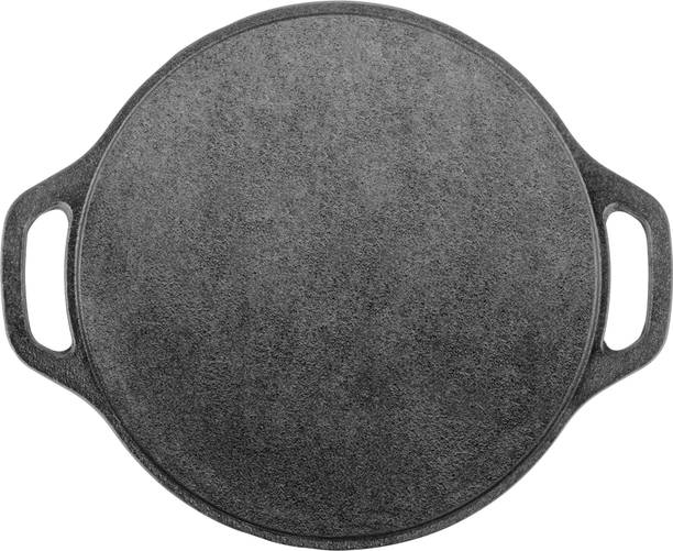 OMORTEX 10 inch Pure cast iron multipurpose cooking with adding iron in your food Tawa 25 cm diameter