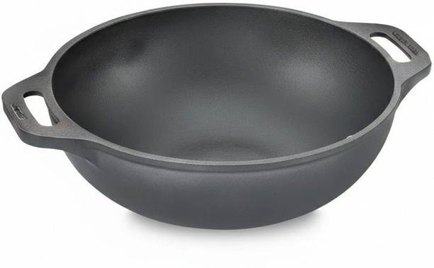 THE CHEF STORY Throwback Cast Iron Kadhai 26 cm diameter 3.2 L capacity