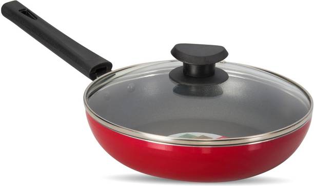 NAVRANG Fry Pan 22 cm diameter with Lid 1.2 L capacity