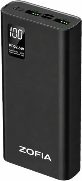 zofia 200000 mAh 22.5 W Compact Pocket Size Power Bank