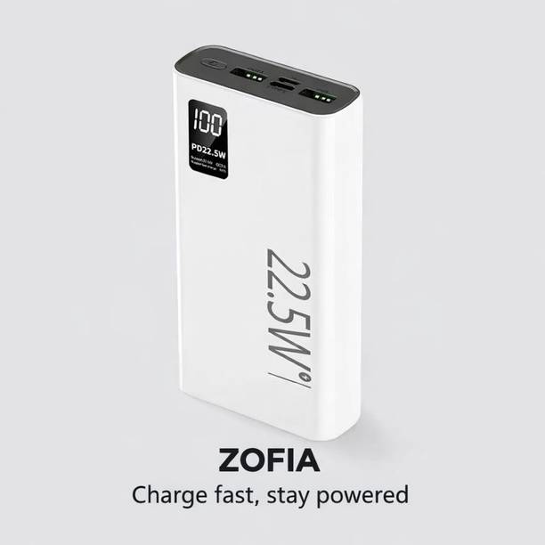 zofia 200000 mAh 22.5 W Compact Pocket Size Power Bank