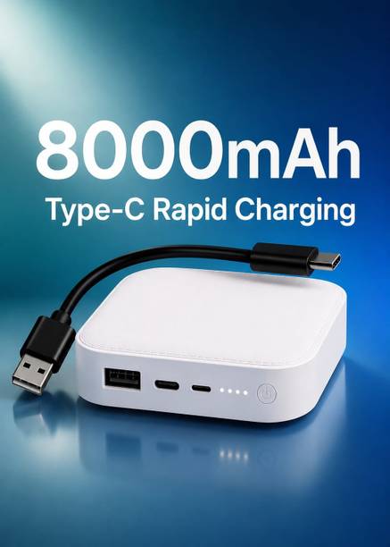 FluSun india 8000 mAh 12 W Pocket Size Power Bank