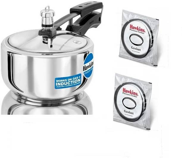 Hawkins Stainless Steel Pressure Cooker 2L(HSS20),2 pcs...