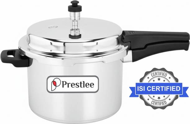 Prestlee DELUXE 5 Liter Aluminium Outer lid Pressure Cooker 5 L Outer Lid Pressure Cooker