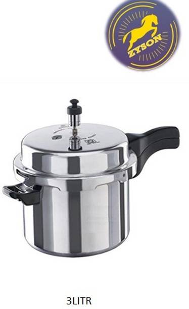 zyson ZYN 3 L Non-Induction Base Aluminium Pressure Cooker 3 mm Pressure Cooker Gasket