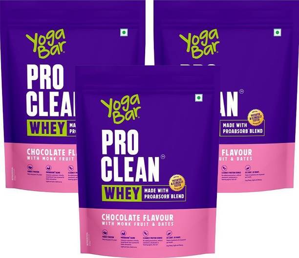 Yogabar Whey Protein Isolate + Concentrate|Chocolate|25g Protein per Scoop Whey Protein