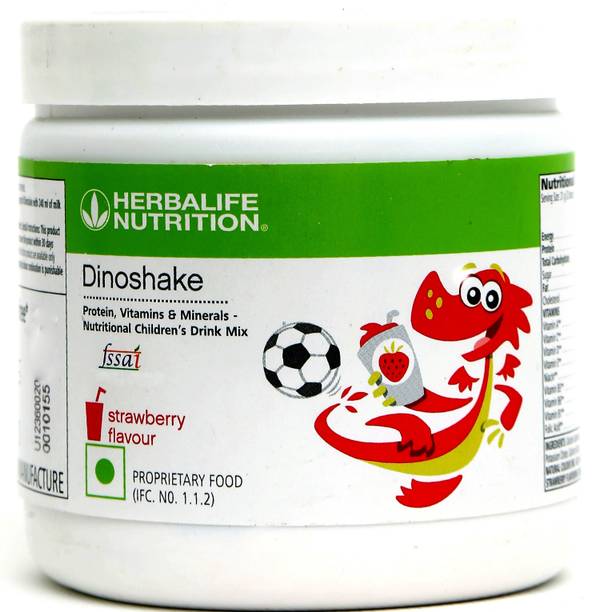 HERBALIFE Dinoshake nutritional children’s drink mix - Strawberry flavour Plant-Based Protein