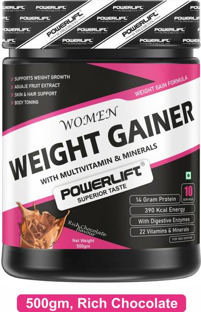 POWERLIFT Women Weight Gainer with multivitamins Weight Gainers/Mass Gainers