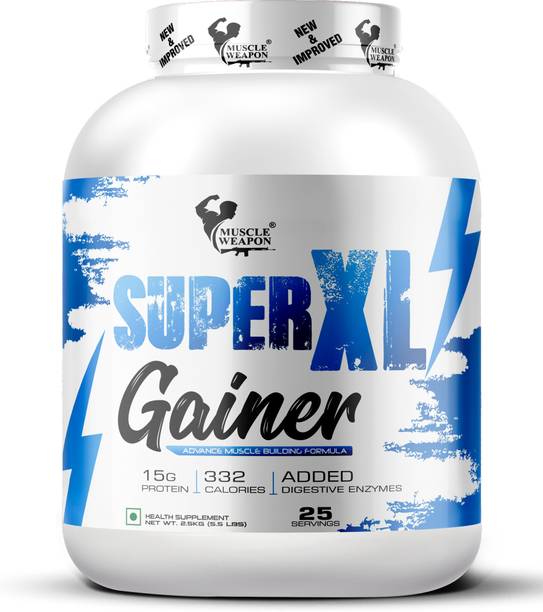 Muscle Weapon Super XL Mass Gainer with Muscle Mass and Weight Gain Formula Weight Gainers/Mass Gainers