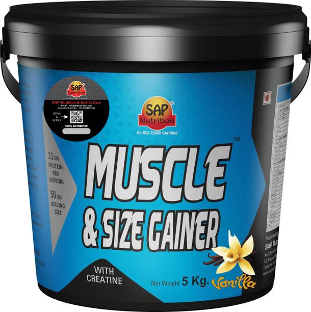 SAP Nutrition Muscle & Size gainer high protein Weight Gainers/Mass Gainers