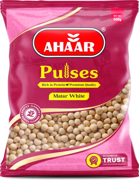 Ahaar Organic Brown Matar Dal (Whole)