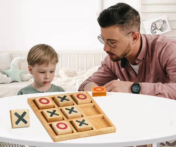 PopPlop Classic Board Zero&Cross Tic Tac Toe Board Strategy&War Zero Kata Puzzle Game