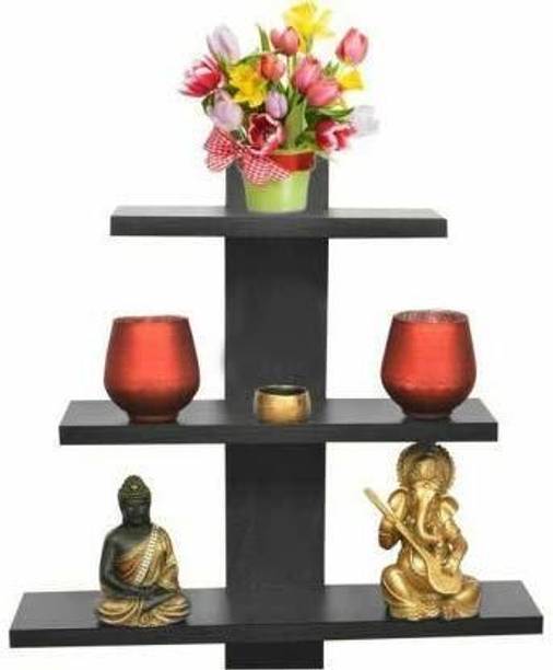 Murad Arts Wall Shelf Tree Shape Designer Wall Hanging Mount Decorative Shelf MDF (Medium Density Fiber) Wall Shelf