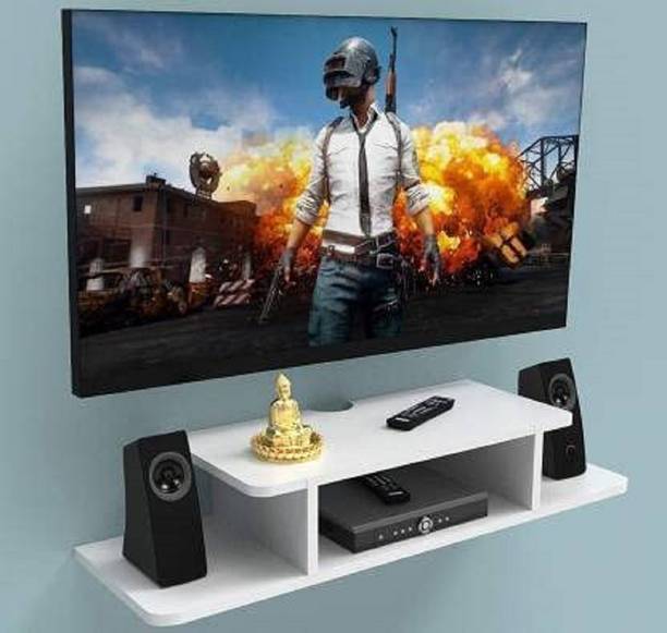 Heavenart Heavenart Wall Mount Setup Box Stand for Home | Wall Shelf for Holding वुडेन, MDF (मीडियम डेंसिटी फाइबर) वॉल शेल्फ