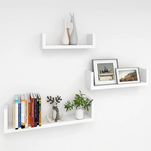 UHUD CRAFTS Wooden Wall Shelf