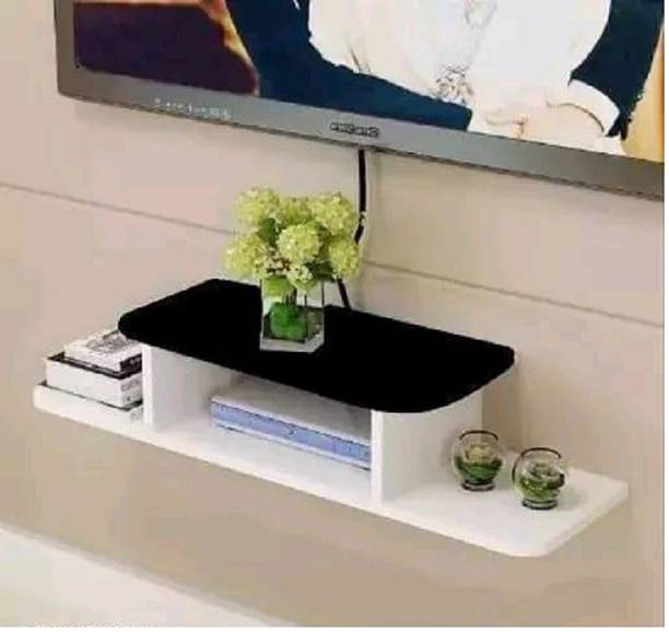 THE PINEWOOD ENTERPRISES Wall Set top Box Stand Wall Hanging Shelf TV and Remote Stand Wooden, MDF (Medium Density Fiber) Wall Shelf