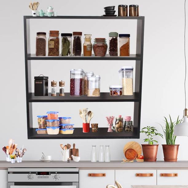 Laxmi Timber Store Decorative Book Shelves Engineered Wood Display Unit
