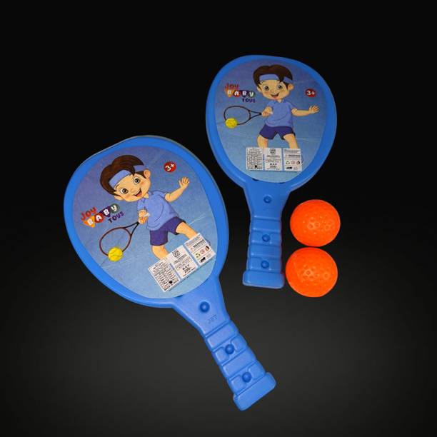 Dorytoys Tennis Sports Equipment Toy Set for Kids Fun Activity and Daily Play Multicolor Unstrung Tennis Racquet