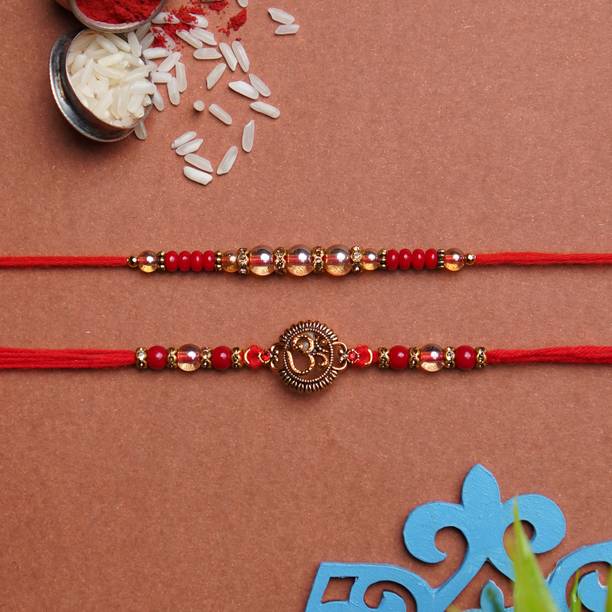 Home Delight Designer Rakhi-2-combo16 Assorted Rakhi  Set