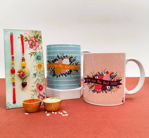 Home Delight Bhaiya Bhabhi BB-MugCombo-01 Assorted Mug  Set
