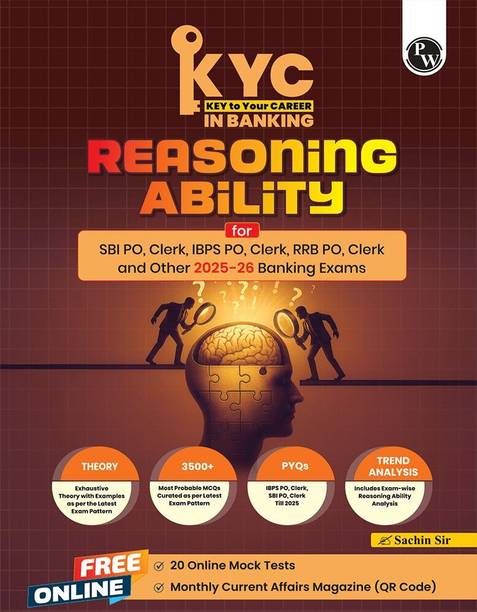 PW KYC Reasoning Ability Chapterwise Theory, Exercise, PYQ By Sachin Sir For Banking Exams