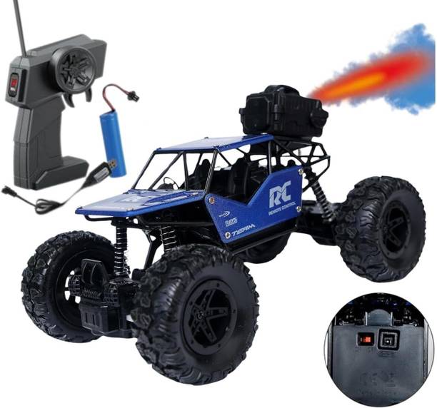 SNISH SIGNATURE Smoke Spray Mist Function Rock Crawler 4WD Monster Truck RC Toy Car-R19