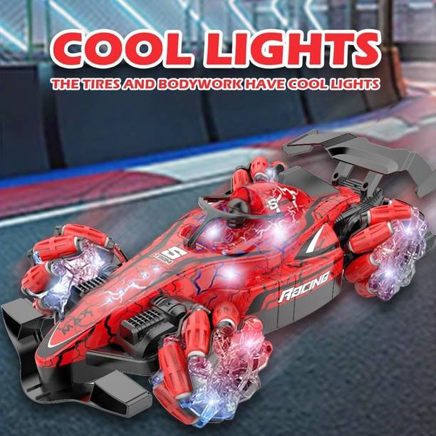 shivay Stunt Car Remote Control Car, 360° Rotating Off Road Vehicle with Lights Music