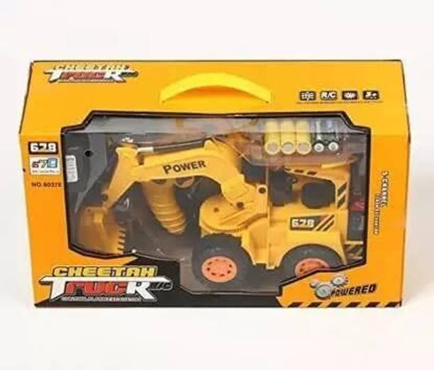 TAGOS BAZAR New Remote Control Battery Operated JCB Crane Truck Toy