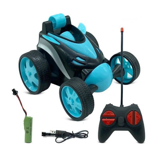 COMERCIO Remote Control Stunt Vehicle 360�Rotating Rolling Radio Electric Racing Car