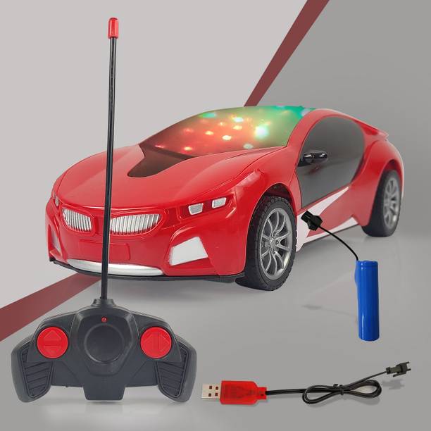 Miss & Chief by Flipkart Chargeable 3D Remote Control Lighting Famous Car for 3+ Years Kids